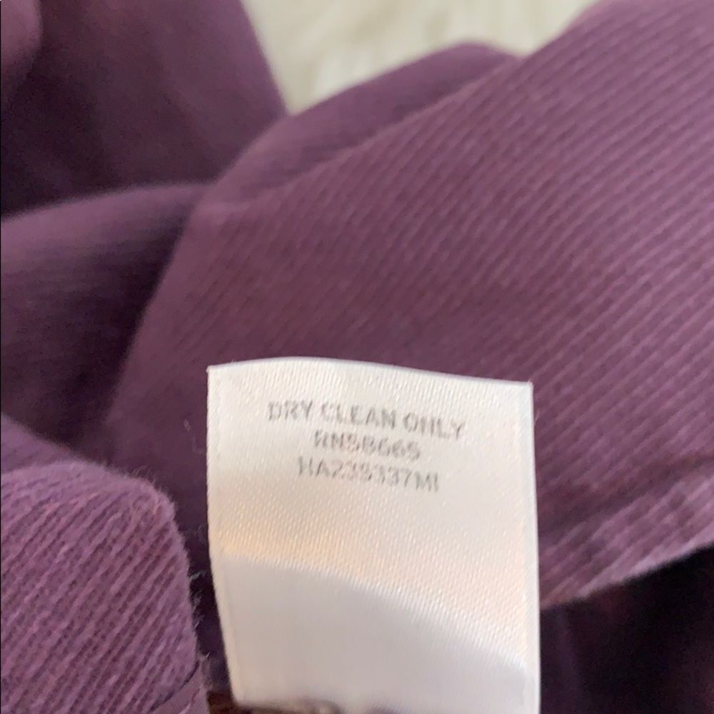 Halogen Purple Textured Three Button Blaze… - Picture 6 of 6